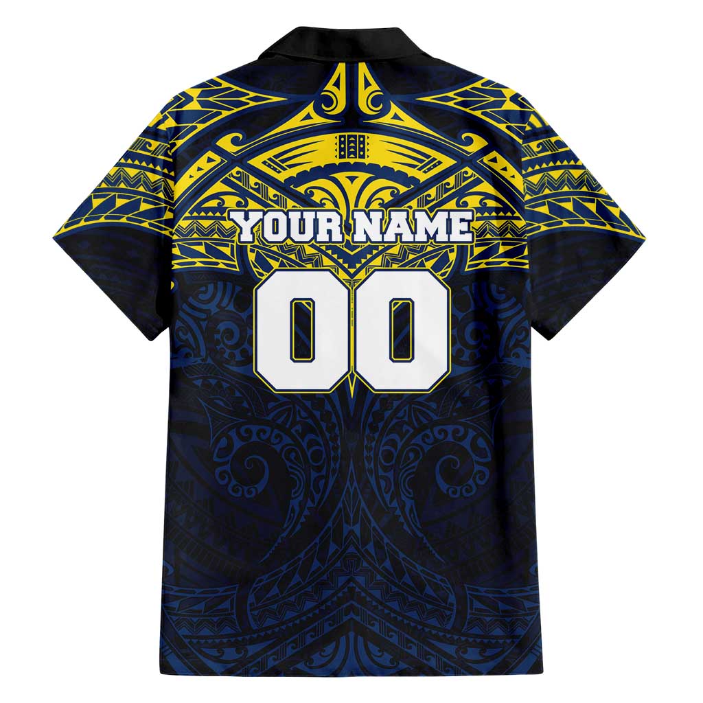 Personalized North Queensland Cowboys Family Matching Tank Maxi Dress and Hawaiian Shirt Polynesian Tribal Pattern Style