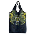 Personalized North Queensland Cowboys Grocery Bag Polynesian Tribal Pattern Style