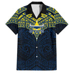 Personalized North Queensland Cowboys Hawaiian Shirt Polynesian Tribal Pattern Style