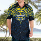 Personalized North Queensland Cowboys Hawaiian Shirt Polynesian Tribal Pattern Style