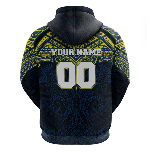 Personalized North Queensland Cowboys Hoodie Polynesian Tribal Pattern Style