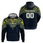 Personalized North Queensland Cowboys Hoodie Polynesian Tribal Pattern Style