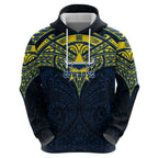 Personalized North Queensland Cowboys Hoodie Polynesian Tribal Pattern Style