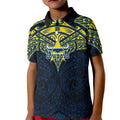 Personalized North Queensland Cowboys Kid Polo Shirt Polynesian Tribal Pattern Style