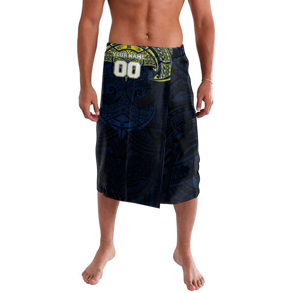 Personalized North Queensland Cowboys Lavalava Polynesian Tribal Pattern Style