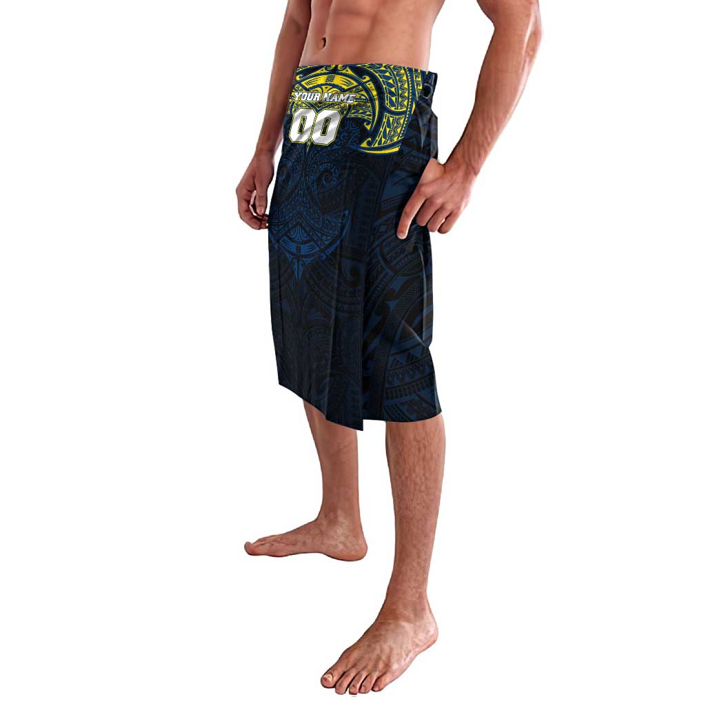 Personalized North Queensland Cowboys Lavalava Polynesian Tribal Pattern Style