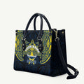 Personalized North Queensland Cowboys Leather Bag Polynesian Tribal Pattern Style