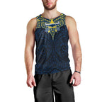 Personalized North Queensland Cowboys Men Tank Top Polynesian Tribal Pattern Style