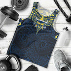Personalized North Queensland Cowboys Men Tank Top Polynesian Tribal Pattern Style