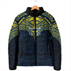Personalized North Queensland Cowboys Padded Jacket Polynesian Tribal Pattern Style