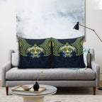 Personalized North Queensland Cowboys Pillow Cover Polynesian Tribal Pattern Style