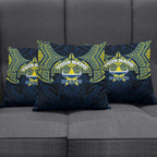 Personalized North Queensland Cowboys Pillow Cover Polynesian Tribal Pattern Style