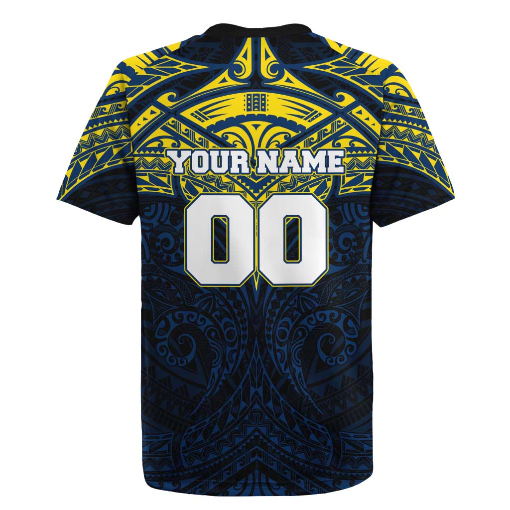 Personalized North Queensland Cowboys Rugby Jersey Polynesian Tribal Pattern Style
