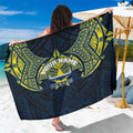 Personalized North Queensland Cowboys Sarong Polynesian Tribal Pattern Style