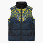 Personalized North Queensland Cowboys Sleeveless Puffer Jacket Polynesian Tribal Pattern Style