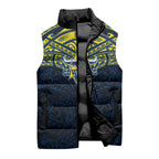 Personalized North Queensland Cowboys Sleeveless Puffer Jacket Polynesian Tribal Pattern Style