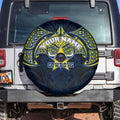 Personalized North Queensland Cowboys Spare Tire Cover Polynesian Tribal Pattern Style