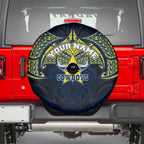 Personalized North Queensland Cowboys Spare Tire Cover Polynesian Tribal Pattern Style
