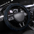 North Queensland Cowboys Steering Wheel Cover Polynesian Tribal Pattern Style