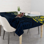Personalized North Queensland Cowboys Tablecloth Polynesian Tribal Pattern Style