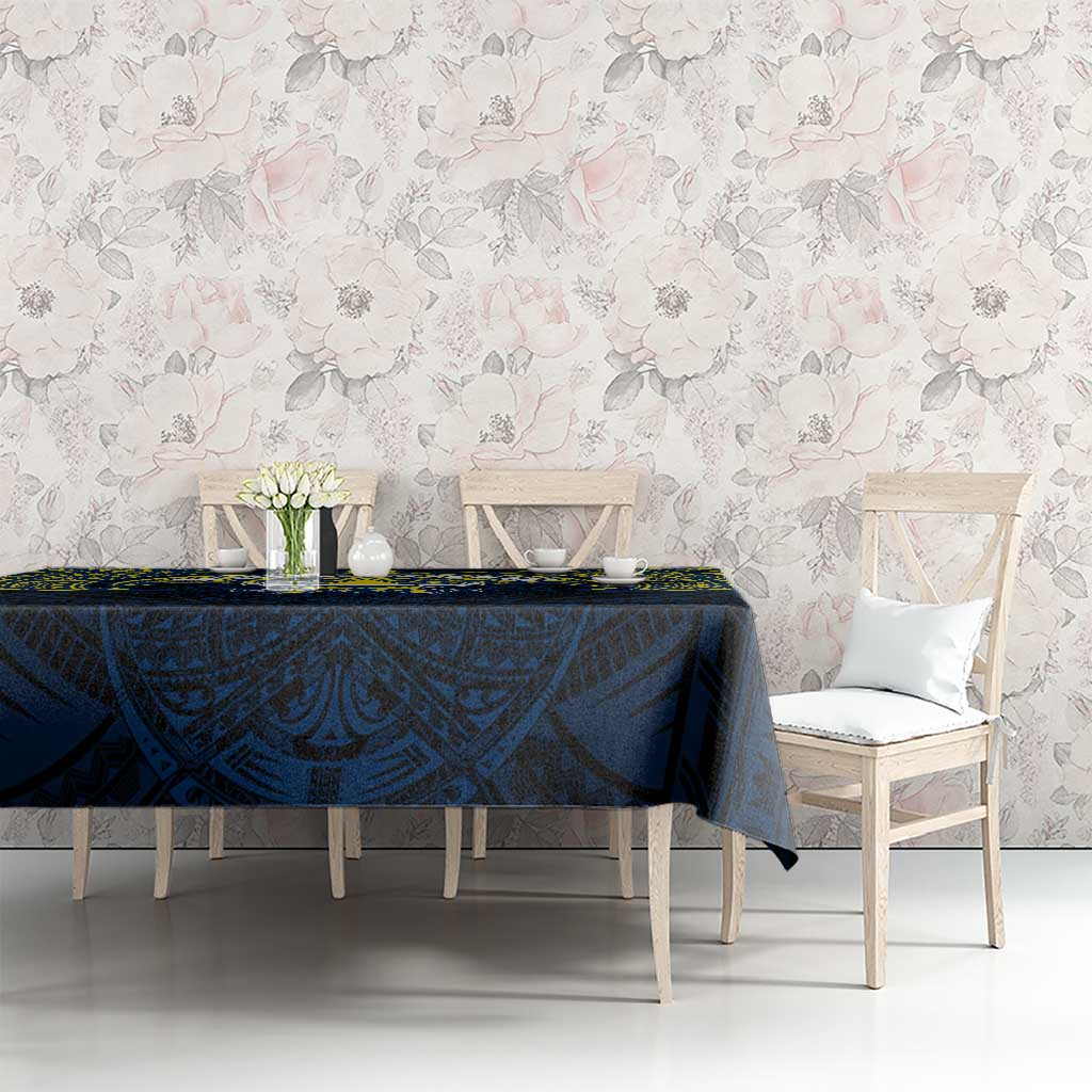 Personalized North Queensland Cowboys Tablecloth Polynesian Tribal Pattern Style