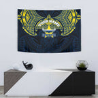 Personalized North Queensland Cowboys Tapestry Polynesian Tribal Pattern Style