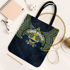 Personalized North Queensland Cowboys Tote Bag Polynesian Tribal Pattern Style