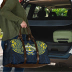 Personalized North Queensland Cowboys Travel Bag Polynesian Tribal Pattern Style