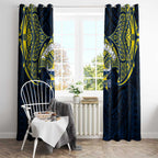 Personalized North Queensland Cowboys Window Curtain Polynesian Tribal Pattern Style