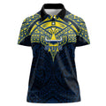 Personalized North Queensland Cowboys Women Polo Shirt Polynesian Tribal Pattern Style