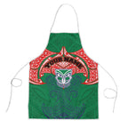 Personalized New Zealand Warriors Apron Polynesian Tribal Pattern Style