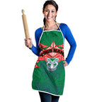 Personalized New Zealand Warriors Apron Polynesian Tribal Pattern Style