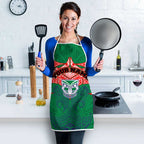Personalized New Zealand Warriors Apron Polynesian Tribal Pattern Style