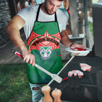 Personalized New Zealand Warriors Apron Polynesian Tribal Pattern Style