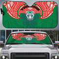 Personalized New Zealand Warriors Auto Sun Shade Polynesian Tribal Pattern Style