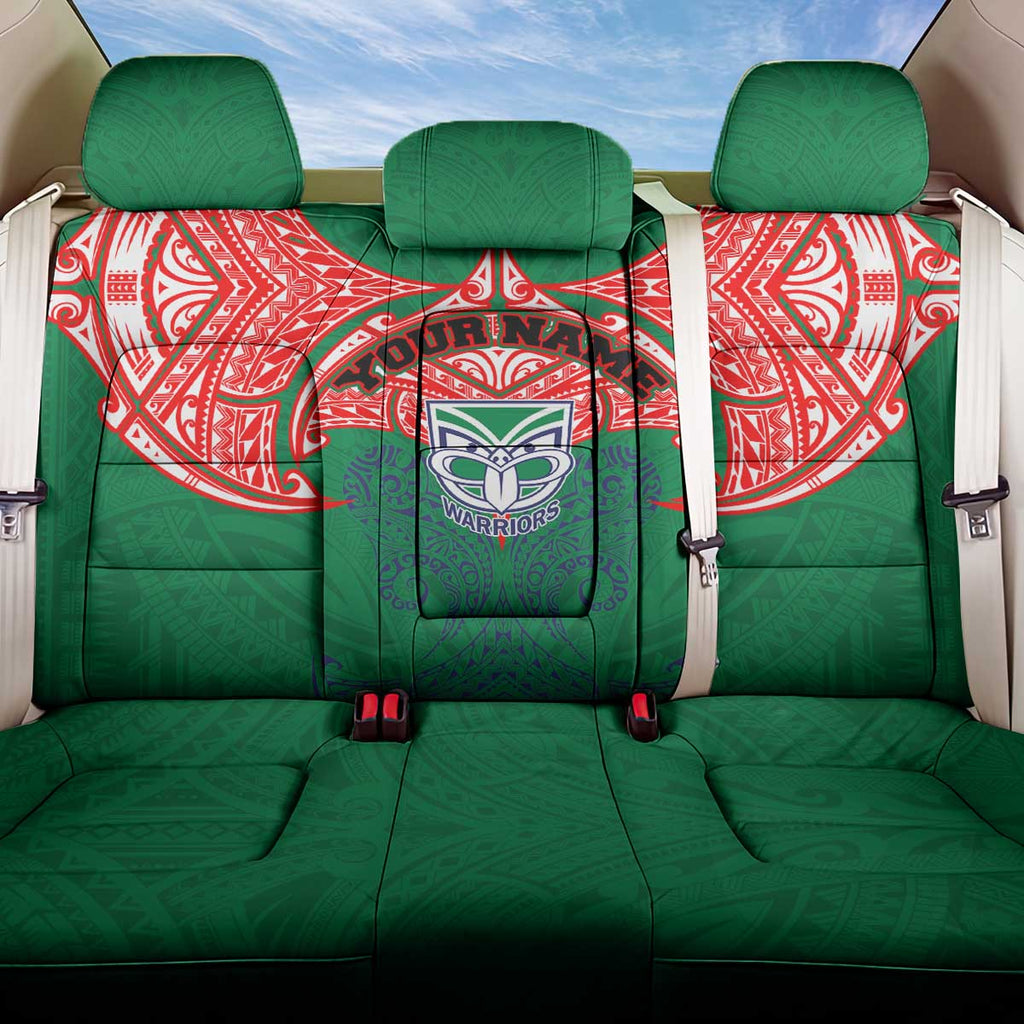 Personalized New Zealand Warriors Back Car Seat Cover Polynesian Tribal Pattern Style