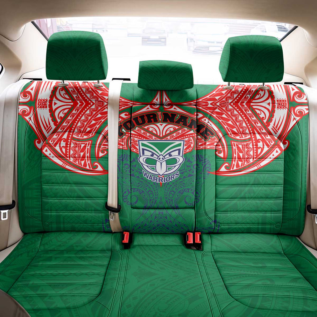 Personalized New Zealand Warriors Back Car Seat Cover Polynesian Tribal Pattern Style
