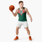 Personalized New Zealand Warriors Basketball Jersey Polynesian Tribal Pattern Style