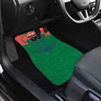 Personalized New Zealand Warriors Car Mats Polynesian Tribal Pattern Style