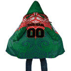 Personalized New Zealand Warriors Cloak Polynesian Tribal Pattern Style
