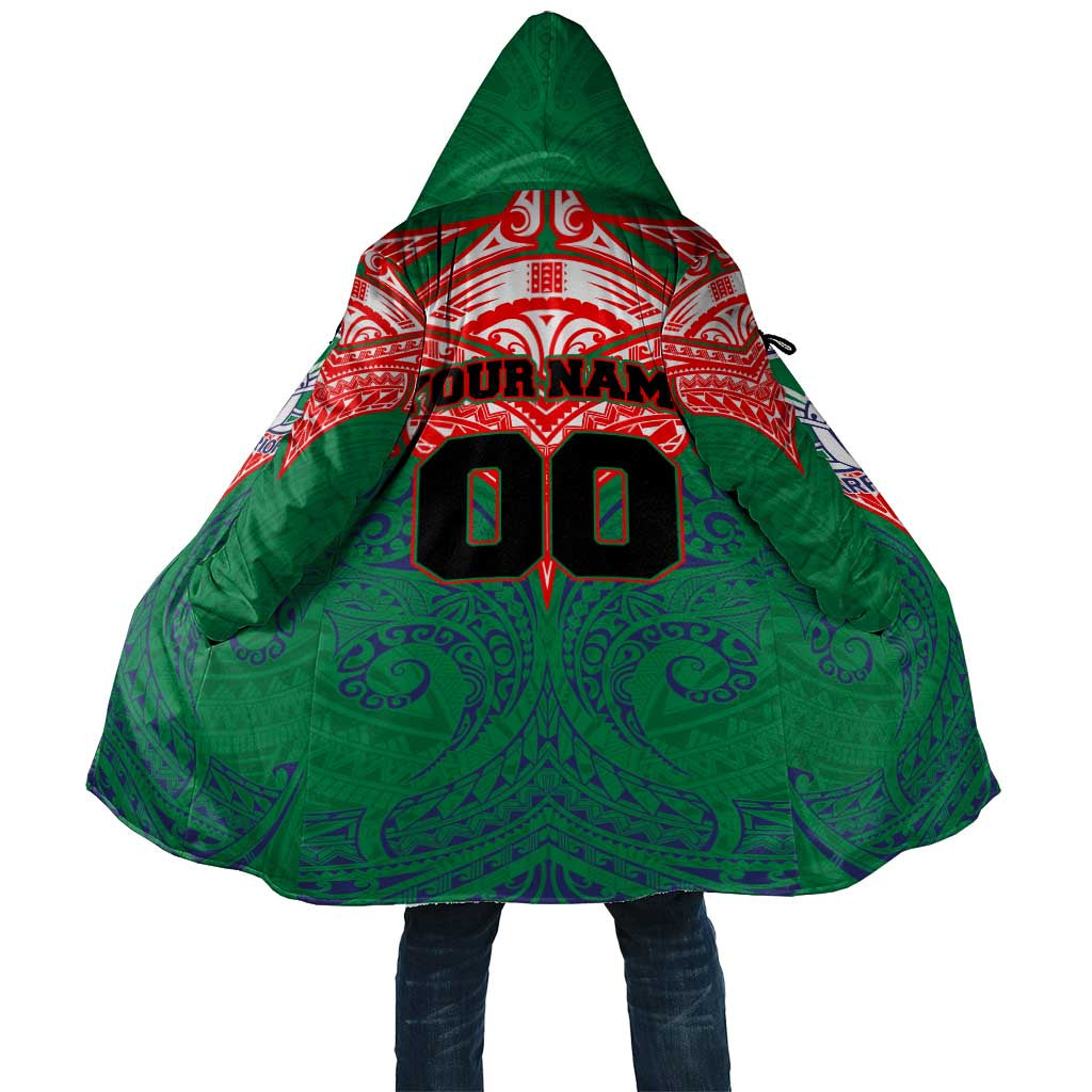 Personalized New Zealand Warriors Cloak Polynesian Tribal Pattern Style