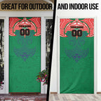 Personalized New Zealand Warriors Door Cover Polynesian Tribal Pattern Style
