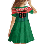 Personalized New Zealand Warriors Family Matching Summer Maxi Dress and Hawaiian Shirt Polynesian Tribal Pattern Style