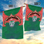 Personalized New Zealand Warriors Garden Flag Polynesian Tribal Pattern Style