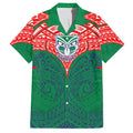 Personalized New Zealand Warriors Hawaiian Shirt Polynesian Tribal Pattern Style