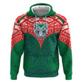 Personalized New Zealand Warriors Hoodie Polynesian Tribal Pattern Style