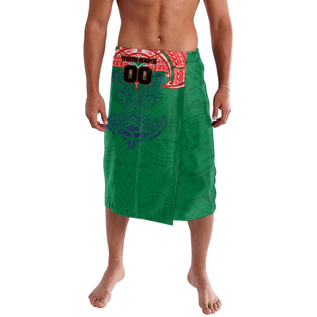 Personalized New Zealand Warriors Lavalava Polynesian Tribal Pattern Style