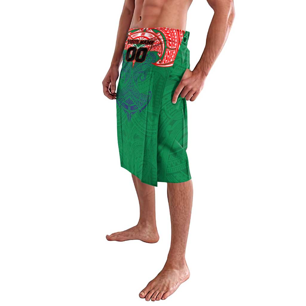 Personalized New Zealand Warriors Lavalava Polynesian Tribal Pattern Style