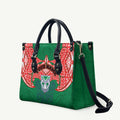 Personalized New Zealand Warriors Leather Bag Polynesian Tribal Pattern Style
