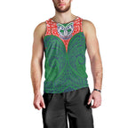 Personalized New Zealand Warriors Men Tank Top Polynesian Tribal Pattern Style